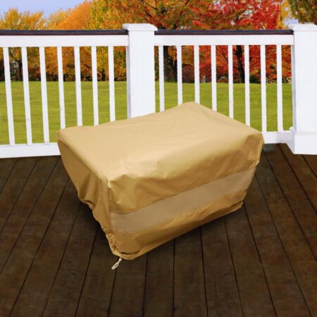 FC006 Deep Seating Ottoman Furniture Cover (1)