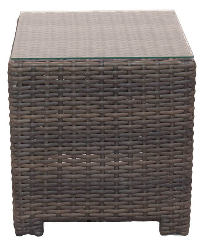 Horizon Outdoor Patio Furniture Square End Table