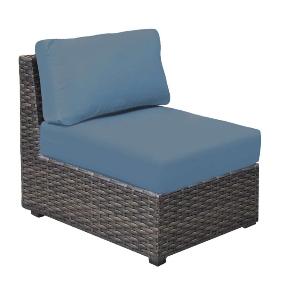 Horizon Outdoor Patio Furniture Armless Chair