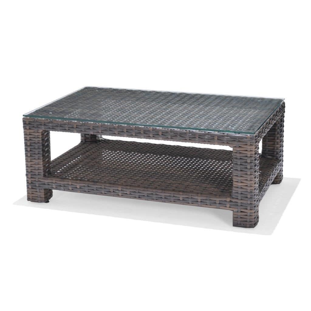 Delaney Outdoor Patio Furniture Rectangle Coffee Table Patiohq