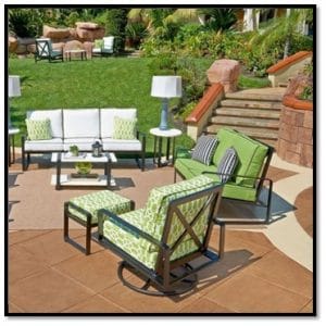 patio chair green