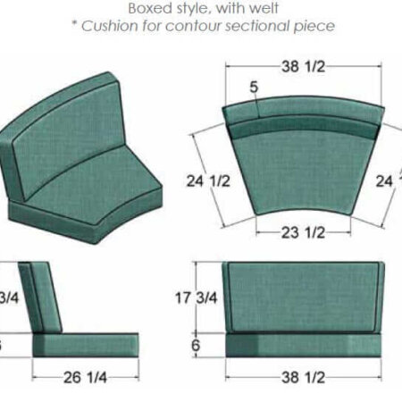 Contour Sectional Cushion - 2703SC