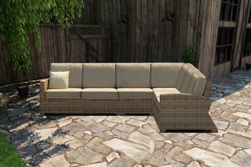 4 Piece Cypress 90 Degree Sectional Set