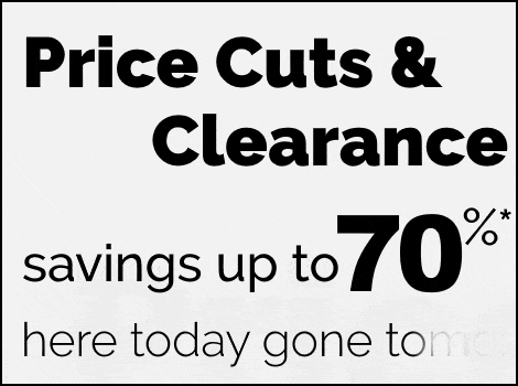 Price Cuts and Clearance