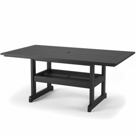 Delmar Outdoor Patio 72" Rectangle Dining Height Table - Poly Lumber