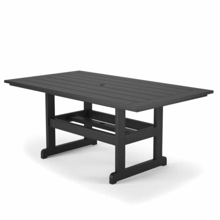 Delmar Outdoor Patio 72" Rectangle Dining Height Table - Poly Lumber