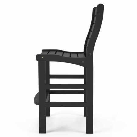 Delmar Outdoor Patio Armless Bar Height Chair - Poly Lumber
