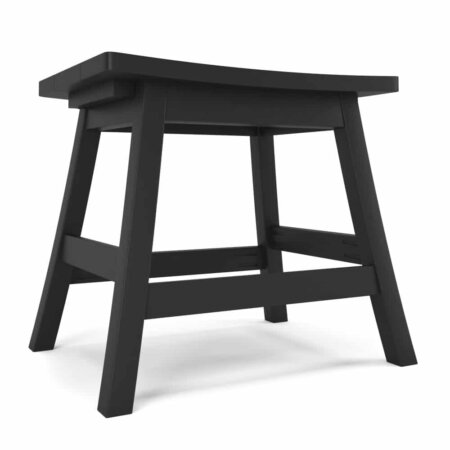 Delmar Outdoor Patio Saddle Stool Dining Height - Poly Lumber