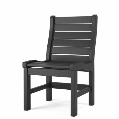Delmar Outdoor Patio Armless Dining Chair - Poly Lumber