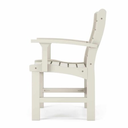 Delmar Outdoor Patio Dining Chair With Arms - Poly Lumber