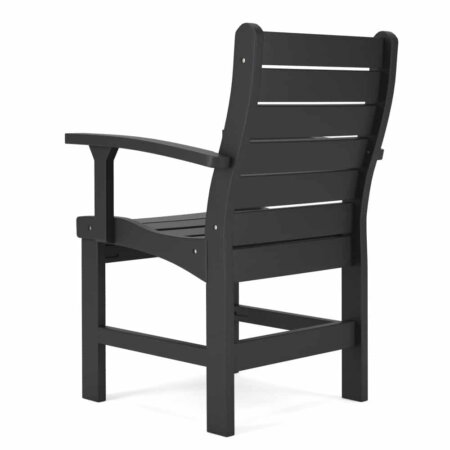 Delmar Outdoor Patio Dining Chair With Arms - Poly Lumber