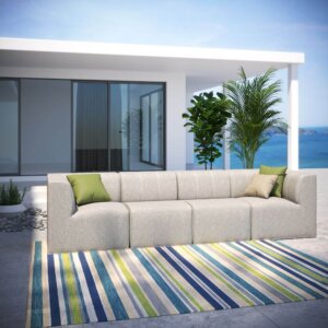 Murano Outdoor Patio Extended Modular Sectional Sofa