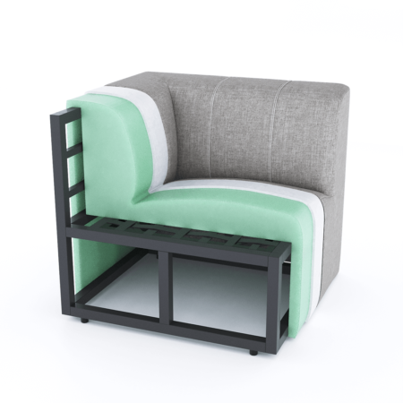 Murano Outdoor Patio Sectional Corner Chair